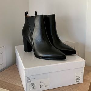 And other stories black heeled booties